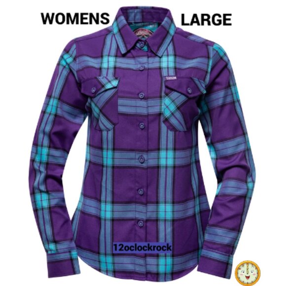 DIXXON Flannel WINSLOW Flannel Shirt - Women's L - Picture 1 of 10